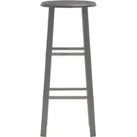 vidaXL "2026 Aktion"Barhocker 2er Set - CLORIS - Barstuhl - Optimal Komfort, Anthrazit MDF - 30 x 30 x 70 cm - DEMöbel5819125