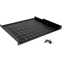 Roline 19-Zoll Fachboden 1 HE 400 T, 15kg Tragkraft schwarz