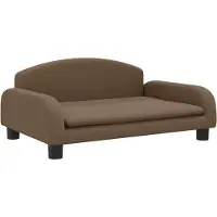 Syfax Hundebett Braun 70x45x30 cm Stoff