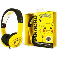 OTL TECHNOLOGIES Manschetten für Bambini Pikachu Giallo Premium Junior con Jack 3.5mm