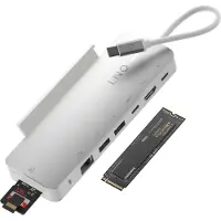 LINQ - 9in1 SSD PRO USB-C Multiport Hub 140W