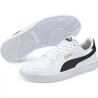 Puma Shuffle Jr White Black Team Gold Größe EU 38