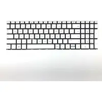 T-ProTek DEUTSCHE - Tastatur Keyboard Silber kompatibel für HP Pavilion 15-eg2000