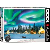 Empireposter 1000 Teile Puzzle Nordlichter in Yellowknife
