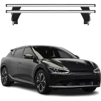 Menabo Dachträger Grundtäger für Kia EV6 2021-2025 50kg Aluminium Silber 2 tlg