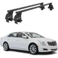 Menabo Dachträger Grundtäger für Cadillac XT4 2018-2025 50kg Stahl Schwarz 2 tlg