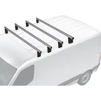 Menabo Dachträger Querträger für Fiat Scudo 2007-2016 L1 Grundträger Alu Grau 4x
