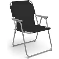 Spetebo Camping Sessel Oxford - Farbe: schwarz