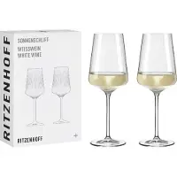 Ritzenhoff Weißwein Weinglas Sonnenschliff 400 ml (2er Set)