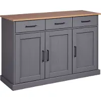 Ebuy24 Kommode Oak Colori Massivholz Grau Eiche lackiert