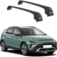 TURTLE DACHTRÄGER AIR-2 , Schwarz HYUNDAI BAYON BC3 CUV 2021 2022 2023 2024 SUV