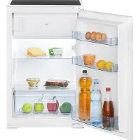 Bomann Einbaukühlschrank mit Gefrierfach | 118 Liter | mit Abtauautomatik & Schlepptürausführung | wechselbarer Türanschlag | KSE 7810