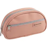 Exacompta 6x Ovales Schlampermäppchen, PU, Aquarel - Farben sortiert - 52590E