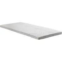 HOME DELUXE - Topper NAPPER - Viskoelastik- und Komfortschaum, 90 x 200 cm, Wendbarer Stretch-Doppeltuch-Bezug I Matratzenschoner, Viscoauflage, Matratzentopper