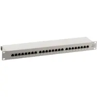 PROCABLE Patchpanel STP 24xRJ45 Cat.6A, 19" 1HE, schwarz