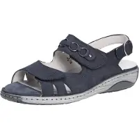 Waldlaufer Damen Sandale, blau(blau), Gr. 81/2