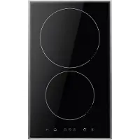 Amica KMI 751 100 E, Schwarz, Integriert, 30 cm, Zonen-Induktionskochfeld, 2 Zone(n), 2 Zone(n)