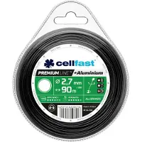 Cellfast Aluminiumpartikel-verstärkte Premium-Damil für Nadelstanzen - Rundprofil, 2,7 mm x 90 m,