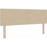 Syfax Kopfteil Hellgrün-Grau 144 cm Cordstoff