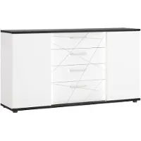 Wójcik Sideboard ¦ weiß ¦ Maße (cm): B: 161 H: 87 T: 40.0