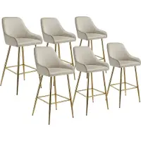 TecTake Barstuhl Avane 48,5 x 57 x 108 cm, Belastbarkeit 120 kg