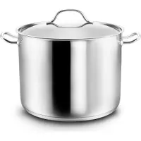 KOPF XXL Induktion Kochtopf Gigantos, Ø 24 cm, Höhe 20 cm, 9 Liter, Edelstahl