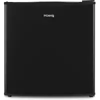 Koenig Mini-Kühlschrank FGX470 Schwarz, 45 Liter, Kompakt, Leise, Reversible Tür, Einstellbarer Thermostat, 4-Liter-Eisfach, Verstellbare Füße, 39 dB. []