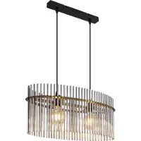 Globo Lighting Hängeleuchte Metall schwarz matt, 2x E27
