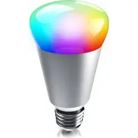 Bearware Smarte LED-Leuchte, Wifi Smart Lampe, RGB Farbwechsel dimmbar, E27-Gewinde, 7W, 420 Lumen
