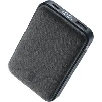 Cellularline Power Bank Glam, 10000 mAh, Schwarz
