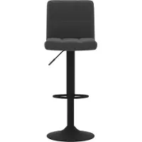 vidaXL "im Sonderangebot"1 Pcs Barhocker - CLORIS - Barstuhl - Optimal Komfort, Schwarz Samt - 40 x 47 x (90-111) cm - DEMöbel4725678