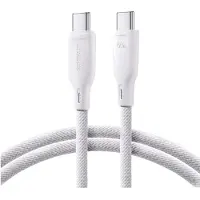 JOYROOM Daten-Kabel SA34-CC3 USB-C – USB-C PD-Kabel 60 W 480 Mbit/s 1 m – Weiß Ladekabel