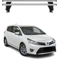 Menabo Dachträger Grundtäger für Toyota Verso S 2010-2017 50kg Alu Silber 2 tlg