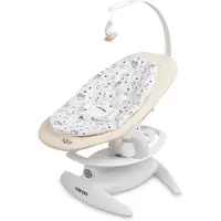 Caretero , NOCO Baby Wippe, Babywippe Elektrisch, Babyliege 0-12 Monate, Beige