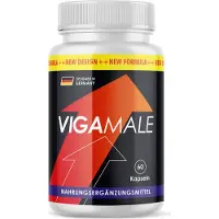 Glory Products OÜ Vigamale Kapseln (60 Kapseln) | Speziell für den Mann - Mit L-Arginin, L-Citrullin, Maca & Traubenkernextrakt