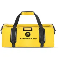 RockBros Motorradtasche Gepäckträgertasche Wasserdicht Hecktasche Wasserdicht Motorrad Satteltasche mit Schultergurt ca. 20L Gelb