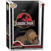 Funko POP! Jurassic Park Filmplakat Und Figur Von Tyrannosaurus Rex Und Velociraptor