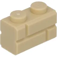 LEGO 50 Stück , Teile Nr. 98283 in Beige (Tan)