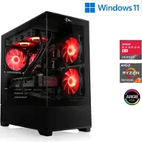 CSL-Computer Gaming PC, AMD Ryzen 7 7800X3D, 4200 MHz, Radeon RX 9070 XT, 32 GB DDR5, 2000 GB, Windows 11 Home, USB 3.2 | M12210H