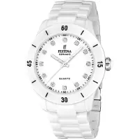 Festina Damenuhr Ceramic weiß F20720_2