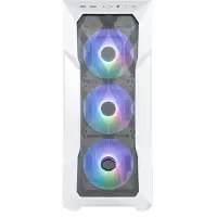 Cooler Master MasterBox TD500 Mesh V2, Midi Tower, PC, Weiß, ATX, micro ATX, SSI CEB, Mini-ITX, EATX, Netz, Gehärtetes Glas, Kunststoff, Stahl, Gaming