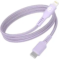 BigBen Interactive CBLTISCMFI1M2RLV, 1,2 m, Lightning, USB C, Männlich, Männlich, Violett