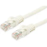 Equip Cat.6A U/UTP Patchkabel, 15m, Weiß, 15 m, Cat6a, U/UTP (UTP), RJ-45, RJ-45, Weiß
