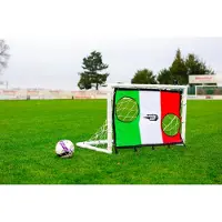 Powershot Fußballtor (1,2m x 0,8m - uPVC) + Schusswand Italien