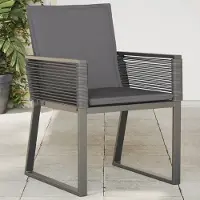vidaXL Gartenstühle mit Kissen 2 Stk. Schwarz Poly Rattan, Gartenstühle 2024 Neu DesignMöbel