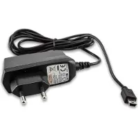 Caseroxx Ladegerät passend für Garmin Drive Smart 60 LMT-D, Set bestehend aus 220V Adapter ( Ausgangsleistung 1.0 Ah ) und Kabel