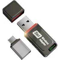 Salcar Wireless CarPlay Adapter, CarPlay Plug and Play Adapter für iPhone und Android