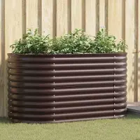 Prolenta Maison Exclusive - Hochbeet Braun 160 x 80 x 81 cm Stahl