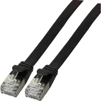 Efbe-Schott EFB Elektronik K5545SW.5, 5 m, Cat6a, U/FTP (STP), RJ-45, RJ-45, Schwarz