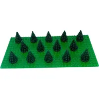 LEGO Kleiner Baum Tanne Kiefer Fichte Grün - 2435 NEU! Menge 25x